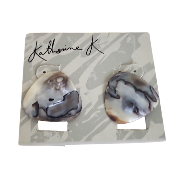 Katherine K Agate Clip On Earring - Picture 3 of 3